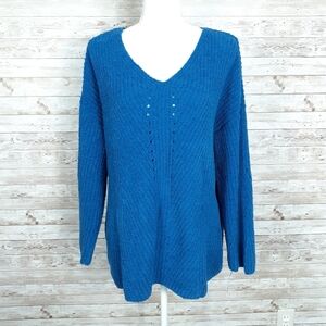 Style & Co Chenille Sweater XL Blue D